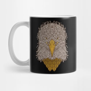 BALD EAGLE HEAD LINE ART Mug